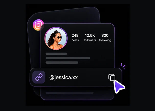 Find a public Instagram profile handle
